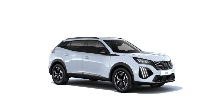 Renting Coches Baratos Peugeot 2008 Hybrid Allure 110 eDCS6 Blanco Okenite