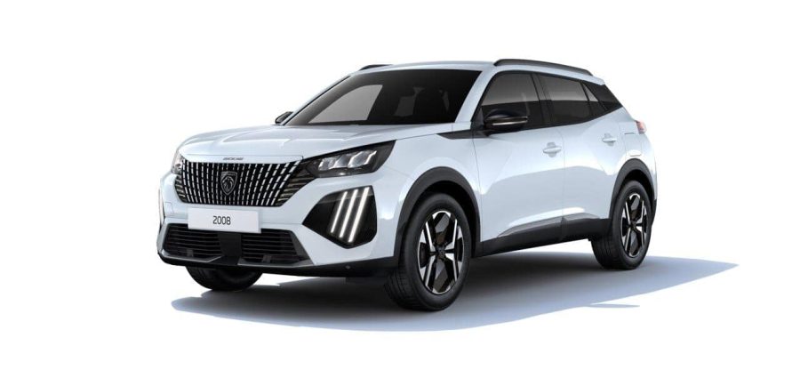Renting Coches Baratos Peugeot 2008 Hybrid Allure 110 eDCS6 Blanco Okenite
