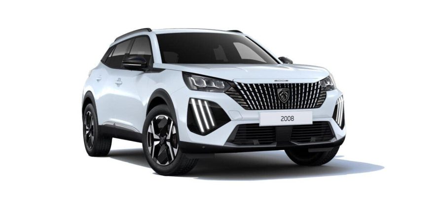 Renting Coches Baratos Peugeot 2008 Hybrid Allure 110 eDCS6 Blanco Okenite
