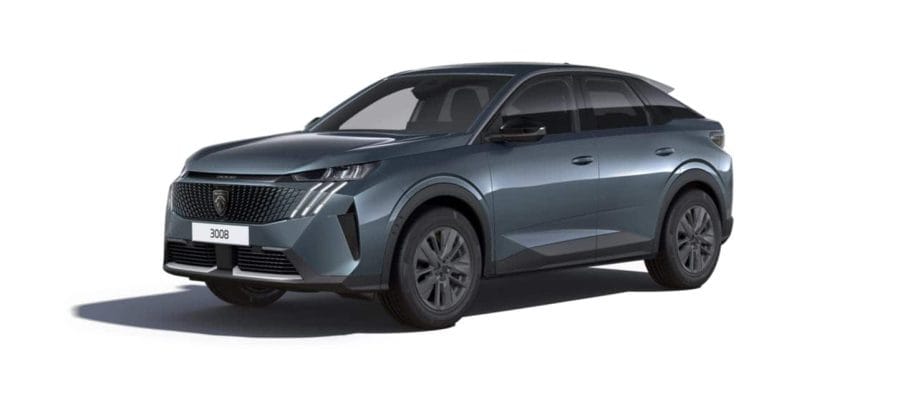 Renting Coches Baratos Peugeot 3008 Allure Hybrid 145 e-DCS6 Azul Ingaro