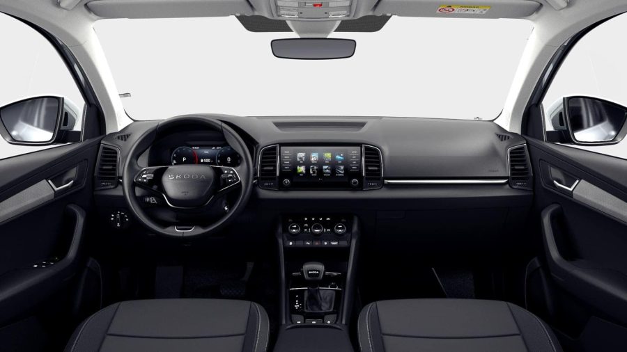 Renting Coches Baratos Skoda Karoq 2.0 TDI DSG Selection Blanco luna
