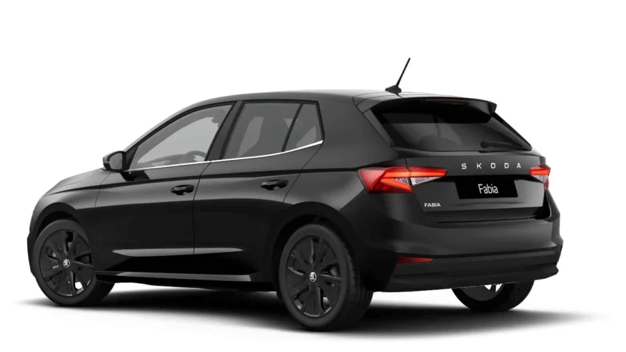 Renting Coches Baratos Skoda Fabia 1.5 TSI DSG Plus Negro Magico Efecto Perla, Blanco Candy