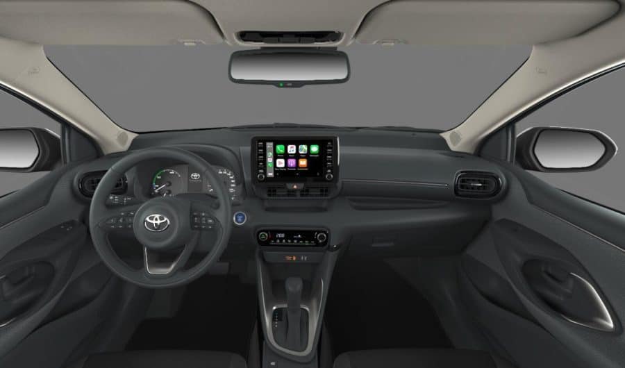 Renting Coches Baratos Toyota Yaris 120H Active Blanco Classic