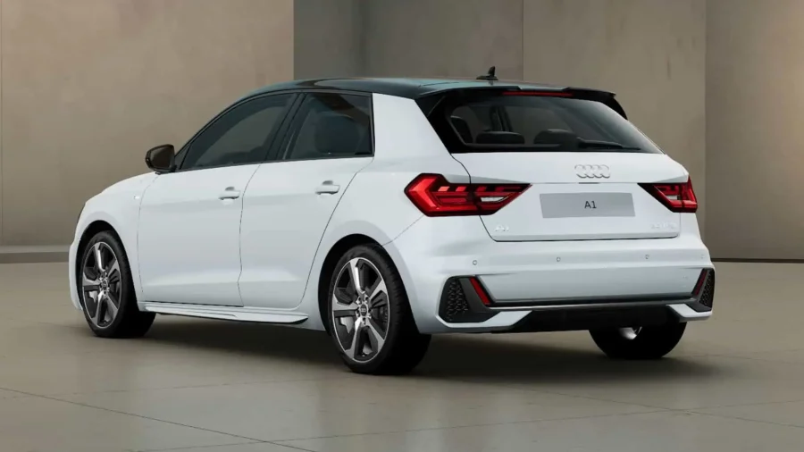Renting Coches Baratos Audi A1 Sportback 30 TFSI S tronic Adrenalin Blanco Glaciar / Techo Negro
