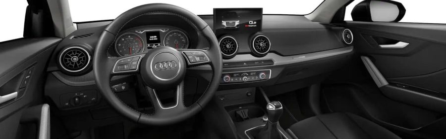 Renting Coches Baratos Audi Q2 30 TFSi Advanced Negro Brillante