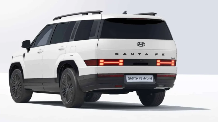 Renting Coches Baratos Hyundai Santa Fe 1.6 TGDi HEV 4X4 AT Calligraphy Creamy White