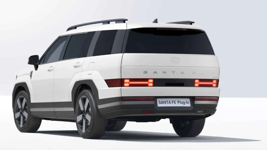 Renting Coches Baratos Hyundai Santa Fe 1.6 TGDi PHEV 4X4 AT Style Creamy White
