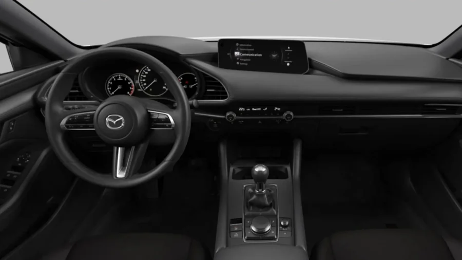 Renting Coches Baratos Mazda 3 2.5 e-SKYACTIV G Centre-Line Arctic White