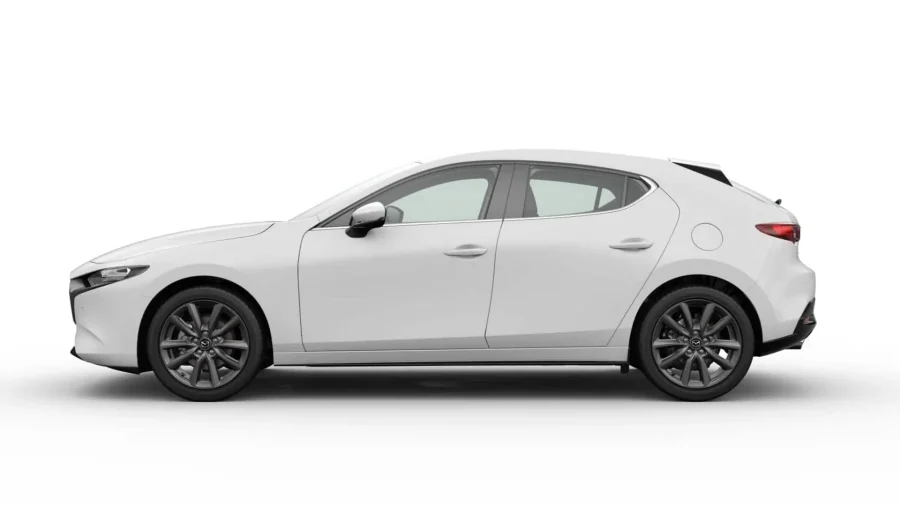 Renting Coches Baratos Mazda 3 2.5 e-SKYACTIV G Centre-Line Arctic White