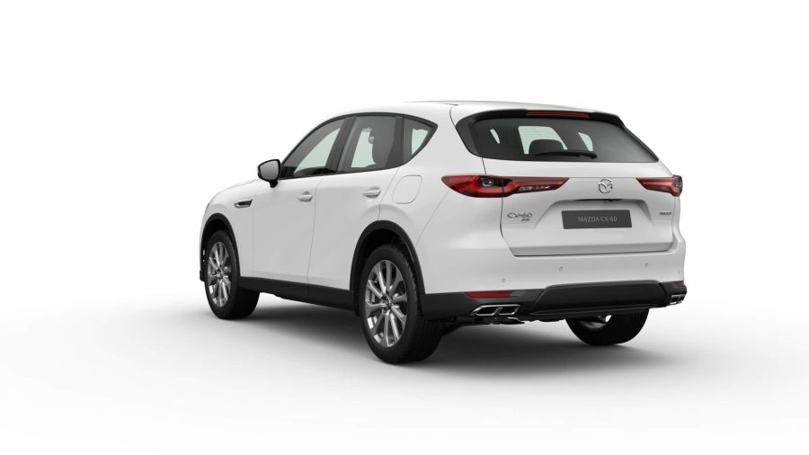 Renting Coches Baratos Mazda CX-60 3.3 e-Skyactiv D MHEV 147kW 8AT RWD Exclusive Line Blanco