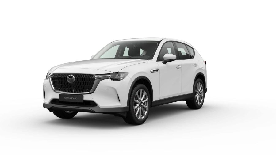 Renting Coches Baratos Mazda CX-60 3.3 e-Skyactiv D MHEV 147kW 8AT RWD Exclusive Line Blanco