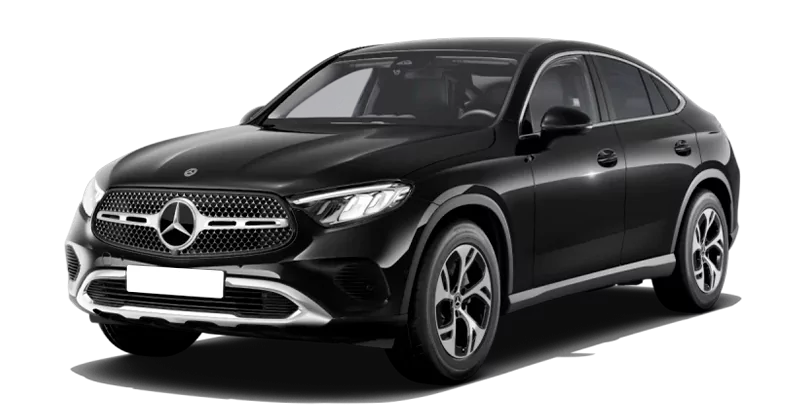 Renting Coches Baratos Mercedes Benz GLC COUPE 300e 4MATIC Negro Obsidiana