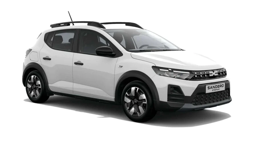 Renting Coches Baratos Dacia Sandero Stepway Essential ECO-G Blanco Glaciar