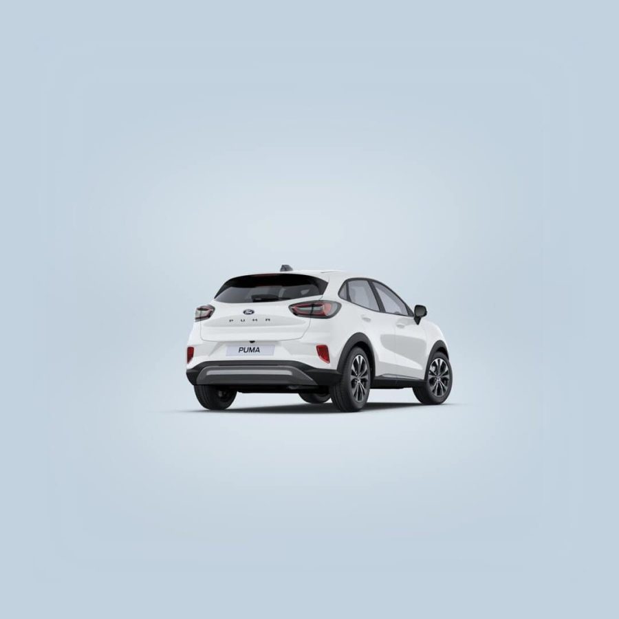 Renting Coches Baratos Ford Puma EcoBoost MHEV Titanium Blanco, Gris Cactus
