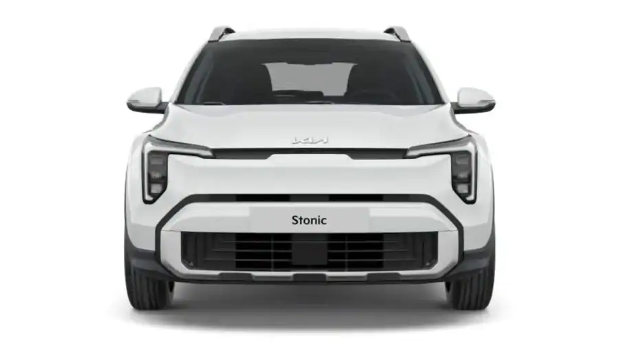 Renting Coches Baratos Kia Stonic 1.0 T-GDi Concept Clear White, Astro Grey