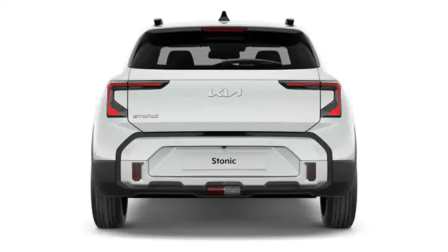 Renting Coches Baratos Kia Stonic 1.0 T-GDi Concept Clear White, Astro Grey