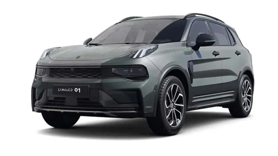 Renting Coches Baratos Lynk & Co 01 1.5 PHEV Core Mineral Green, Crystal White, Sparking Black