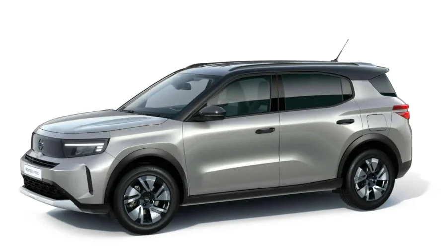 Renting Coches Baratos Opel Frontera 1.2T XHT Hybrid eDCT6 107kW Ultimate Kristall Silver, Arktis White