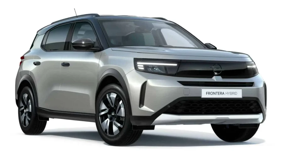 Renting Coches Baratos Opel Frontera 1.2T XHT Hybrid eDCT6 107kW Ultimate Kristall Silver, Arktis White