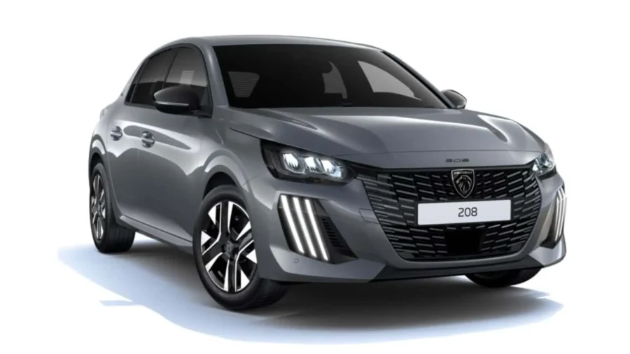 Renting Coches Baratos Peugeot 208 Allure Gasolina 100 S&S 6 Vel. Man Gris Selenium