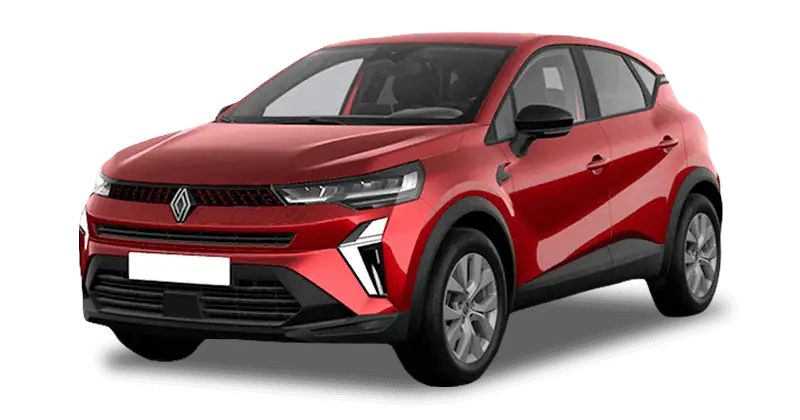 Renting Coches Baratos Renault Captur Evolution ECO-G Rojo Deseo