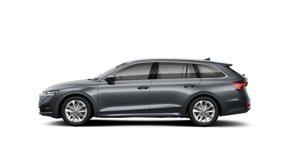 Renting Coches Baratos Skoda OCTAVIA Combi 2.0 TDI DSG Selection Gris Graphito, Blanco Luna