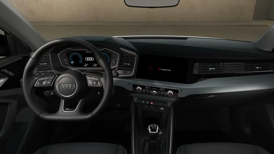Renting Coches Baratos Audi A1 Sportback 30 TFSI S tronic Adrenalin Blanco Glaciar / Techo Negro