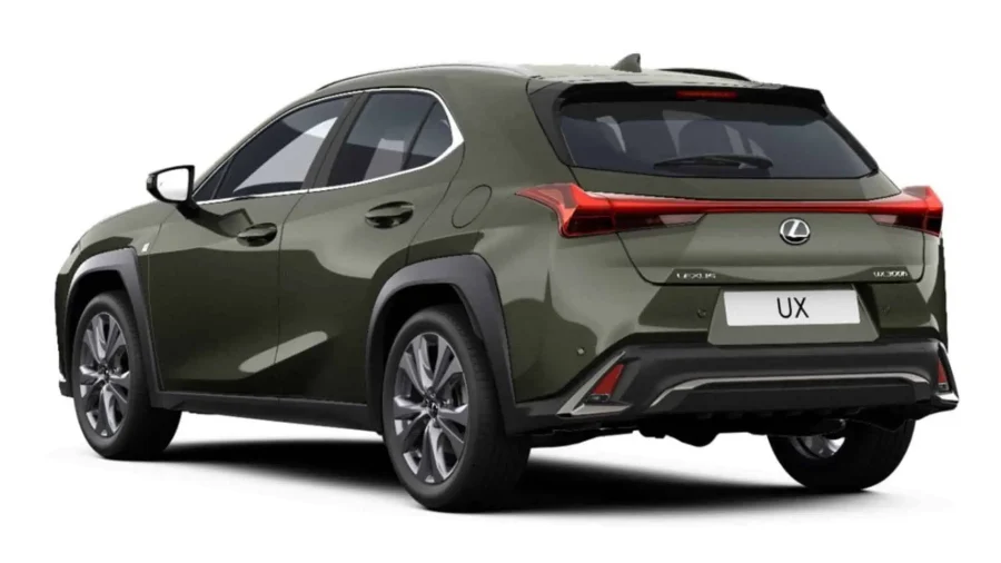 Renting Coches Baratos Lexus UX 300h F Sport Legend Verde Oliva, Gris Berlín, Titanium, Negro Graphite, Blanco Nova, Azul Eléctrico, Copper Petra