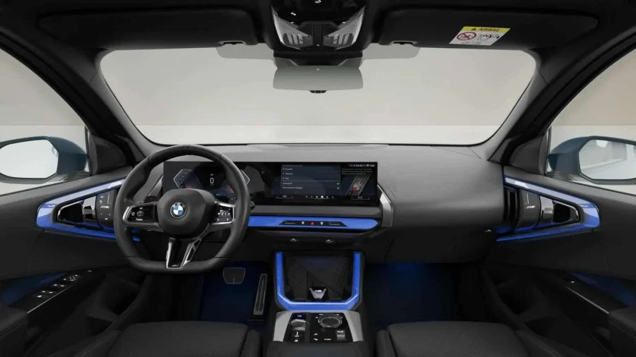 Renting Coches Baratos BMW X3 20d xDrive M Sport Arctic Race Blue, Black Sapphire