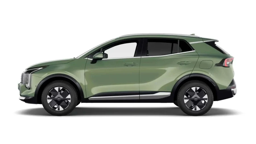 Renting Coches Baratos Kia Sportage 1.6 T-GDi HEV Drive 4×2 Experience Green, Cassa White, Deluxe White, Black Pearl, Lunar Silver, Dark Penta Metal