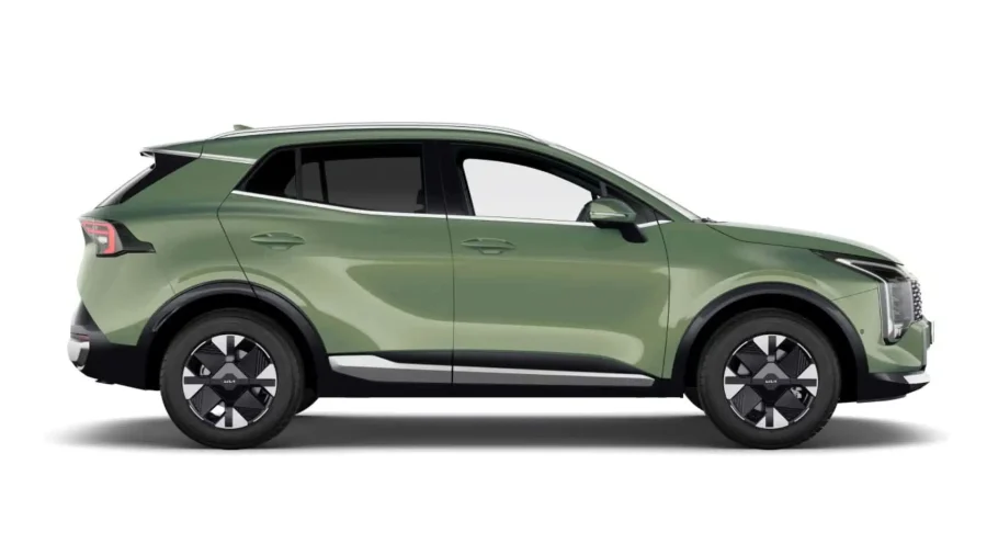 Renting Coches Baratos Kia Sportage 1.6 T-GDi HEV Drive 4×2 Experience Green, Cassa White, Deluxe White, Black Pearl, Lunar Silver, Dark Penta Metal