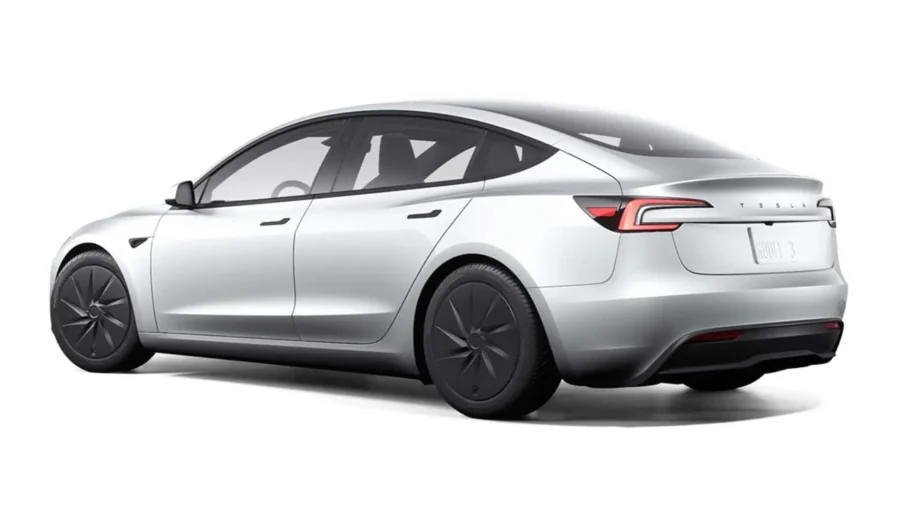 Renting Coches Baratos Tesla Model 3 RWD Blanco multicapa