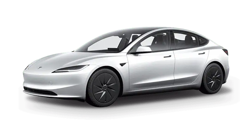 Renting Coches Baratos Tesla Model 3 RWD Blanco multicapa