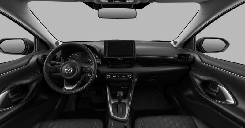 Renting Coches Baratos Mazda 2 Hybrid 1.5 CVT CENTRE-LINE Lunar White, Charcoal Grey
