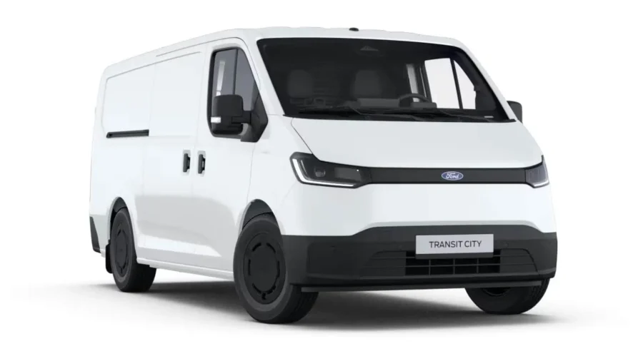 Renting Coches Baratos Ford Transit City Van 300 L1 56kWh Automática Trend Blanco