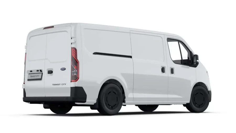 Renting Coches Baratos Ford Transit City Van 300 L1 56kWh Automática Trend Blanco