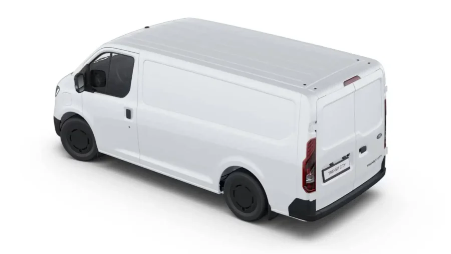 Renting Coches Baratos Ford Transit City Van 300 L1 56kWh Automática Trend Blanco