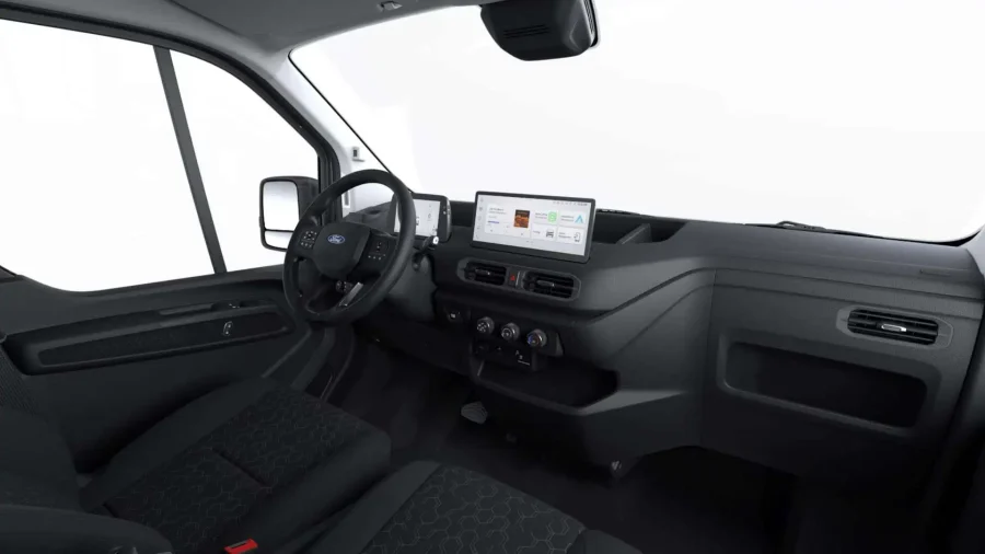 Renting Coches Baratos Ford Transit City Van 300 L1 56kWh Automática Trend Blanco