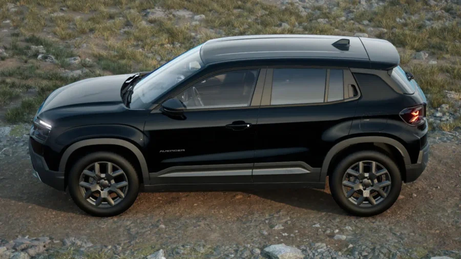 Renting Coches Baratos Jeep Avenger 1.2 Ehybrid Altitude Negro Volcano, Gris Storm