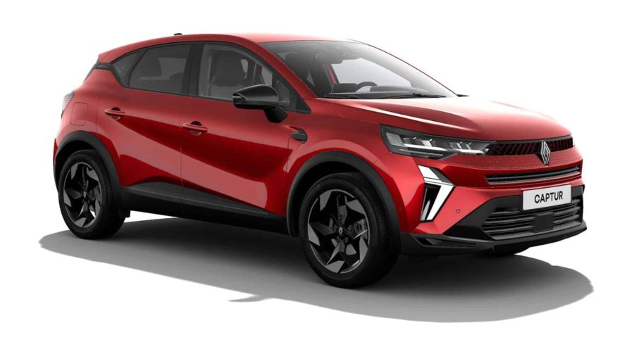 Renting Coches Baratos Renault Captur E-Tech Full Hybrid Techno Rojo Deseo
