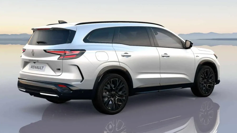 Renting Coches Baratos Renault Espace E-Tech Full Hybrid Esp. Alpine Blanco Nacarado, Gris Baltico