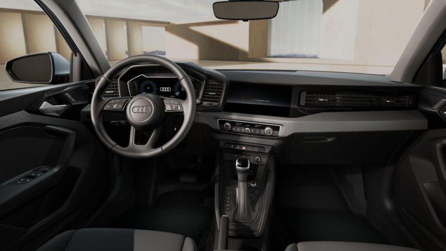 Renting Coches Baratos Audi A1 Sportback 30 TFSI S tronic Adrenalin Blanco / Techo Negro, Azul Navarra / Techo Negro, Rojo / Techo Negro