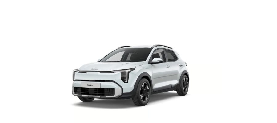 Renting Coches Baratos Kia Stonic 1.0 T-GDi MHEV Drive Clear White, Snow White