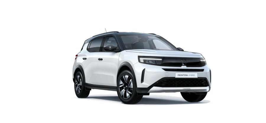Renting Coches Baratos Opel Frontera 1.2T XHT Hybrid eDCT6 107kW Ultimate Arktis White, Kristall Silver