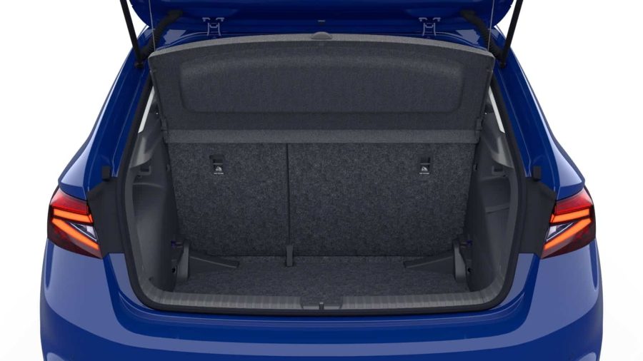 Renting Coches Baratos Skoda Fabia 1.0 MPI Selection Azul, Blanco