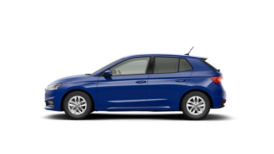 Renting Coches Baratos Skoda Fabia 1.0 MPI Selection Azul, Blanco